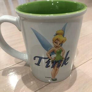 Disney Tinker Bell Mug - Green and White